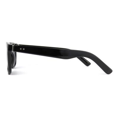 P10576 black square pc/tr90 sunglasses