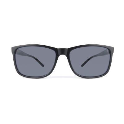 P10620 black square pc/tr90 sunglasses