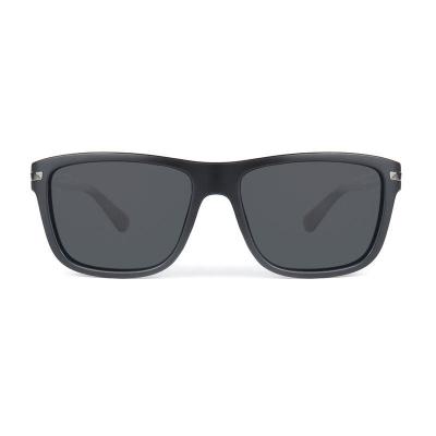 P10591 black square pc/tr90 sunglasses