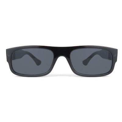 P10593 black rectangular pc/tr90 sunglasses