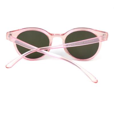 P10581 pink round pc/tr90 sunglasses