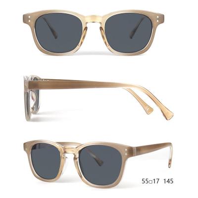 P10596 crystal amber wayfarer pc/tr90 sunglasses