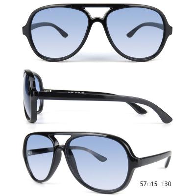 P10616 black aviator pc/tr90 sunglasses