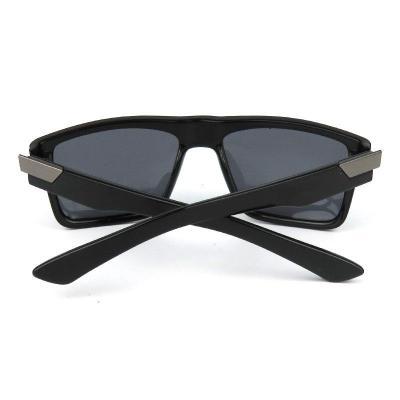 P10549 black square pc/tr90 sunglasses