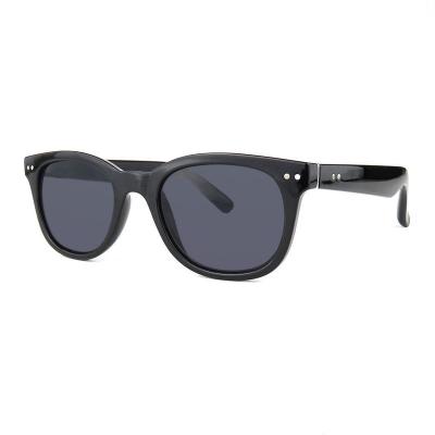 P10576 black square pc/tr90 sunglasses