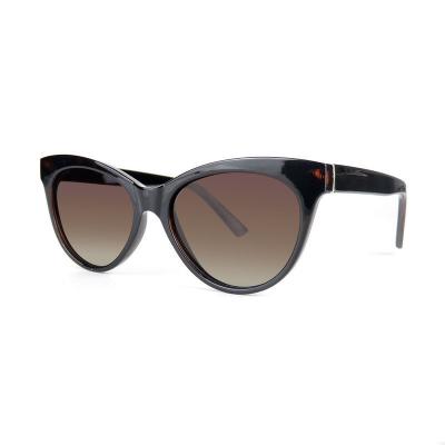 P10617 black cat eye pc/tr90 sunglasses