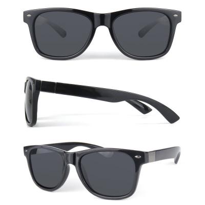 P10588 black wayfarer pc/tr90 sunglasses