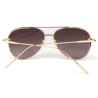 M10801 gold aviator metal sunglasses