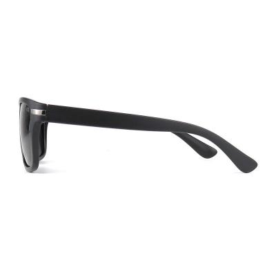 P10578 black square pc/tr90 sunglasses