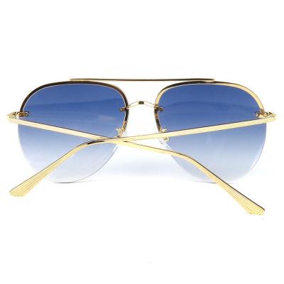 M10802 gold aviator metal sunglasses