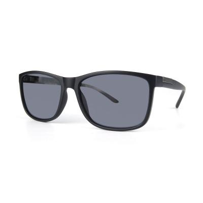 P10620 black square pc/tr90 sunglasses