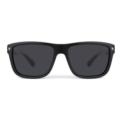 P10578 black square pc/tr90 sunglasses