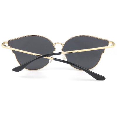 M10763 gold cat eye metal sunglasses