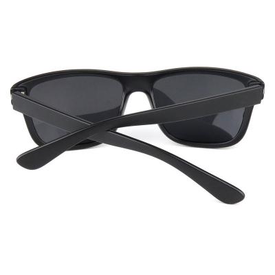 P10578 black square pc/tr90 sunglasses