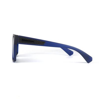 P10627 black square pc/tr90 sunglasses