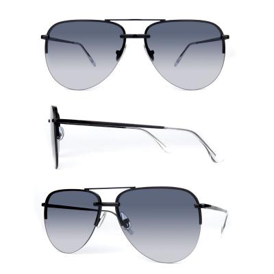M10853 gold aviator metal sunglasses