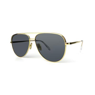 M10852 gold aviator metal sunglasses