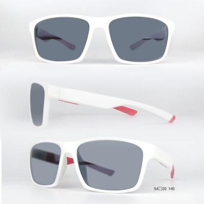 P10672 black rectangular pc/tr90 sunglasses