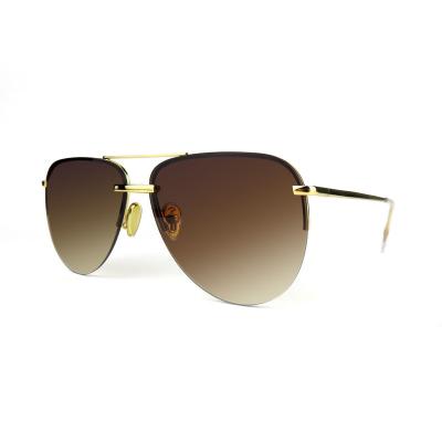 M10853 gold aviator metal sunglasses
