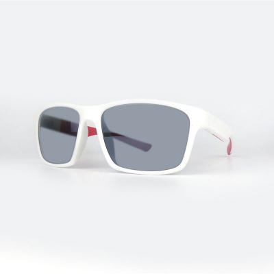 P10672 black rectangular pc/tr90 sunglasses