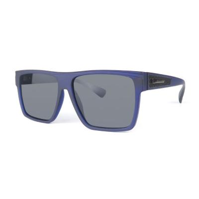 P10627 black square pc/tr90 sunglasses