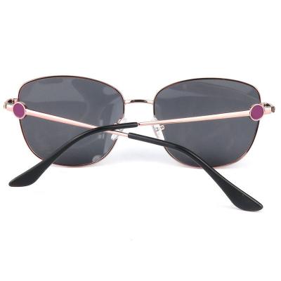 M10817 gold cat eye metal sunglasses