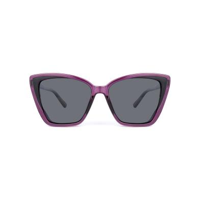 P10628 purple cat eye pc/tr90 sunglasses