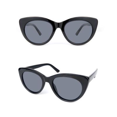 P10704 red cat eye pc/tr90 sunglasses