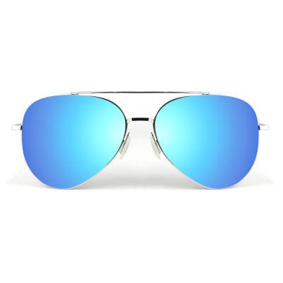 M10840 silver aviator metal sunglasses