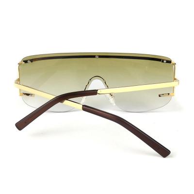 M10845 gold shield metal sunglasses