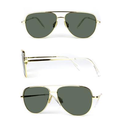 M10852 gold aviator metal sunglasses