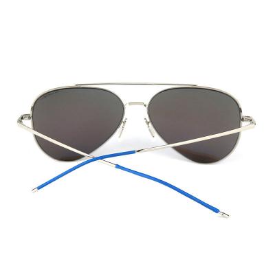M10840 silver aviator metal sunglasses