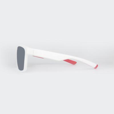 P10672 black rectangular pc/tr90 sunglasses