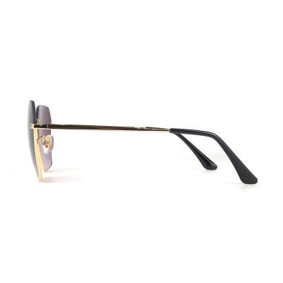 M10841 gold cat eye metal sunglasses