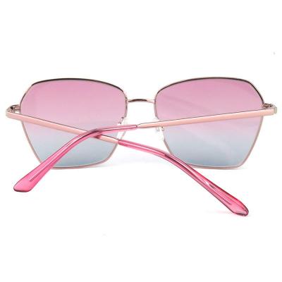 M10818 gold cat eye metal sunglasses