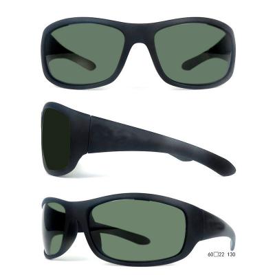 P10677 black rectangular pc/tr90 sunglasses
