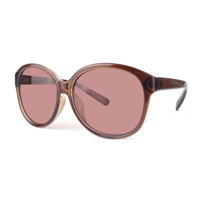 P10626 tortoise round pc/tr90 sunglasses