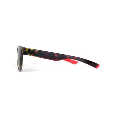 P10666 black rectangular pc/tr90 sunglasses