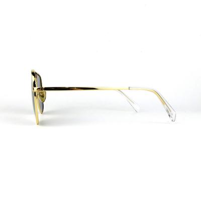 M10852 gold aviator metal sunglasses