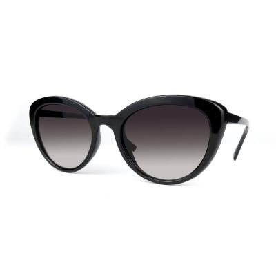 P10664 crystal amber cat eye pc/tr90 sunglasses