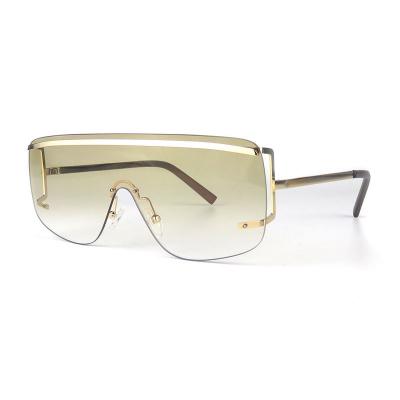 M10845 gold shield metal sunglasses
