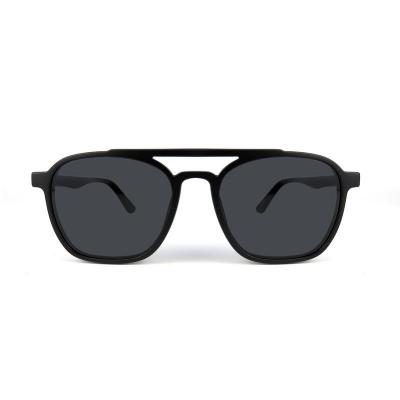 P20253 black aviator pc/tr90 sunglasses