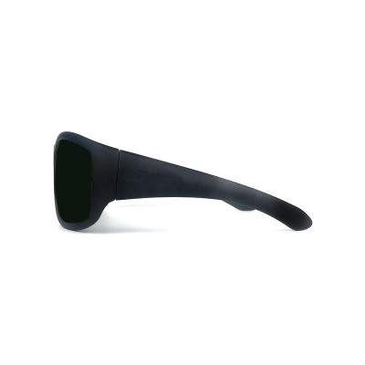 P10677 black rectangular pc/tr90 sunglasses
