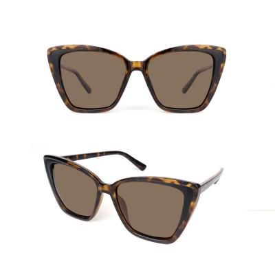 P10628 purple cat eye pc/tr90 sunglasses