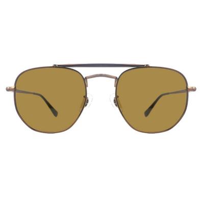 M10624 bronze aviator metal sunglasses