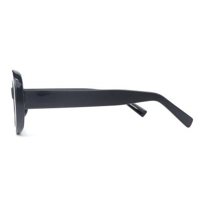 P10168 black oval pc/tr90 sunglasses