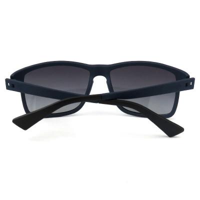 P10518 matte black wayfarer pc/tr90 sunglasses