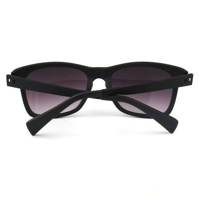 P10518 matte black wayfarer pc/tr90 sunglasses