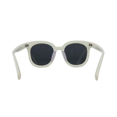A10930 ivory white with black inner rim wayfarer acetate sunglasses