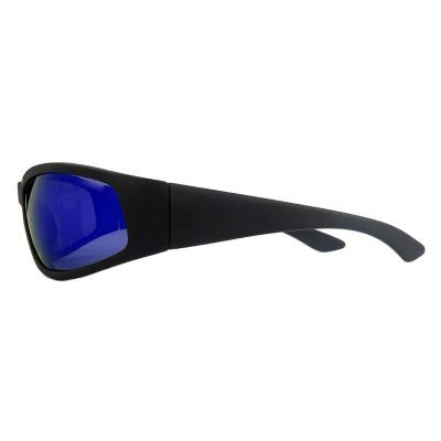 P0739 black shield pc/tr90 sunglasses
